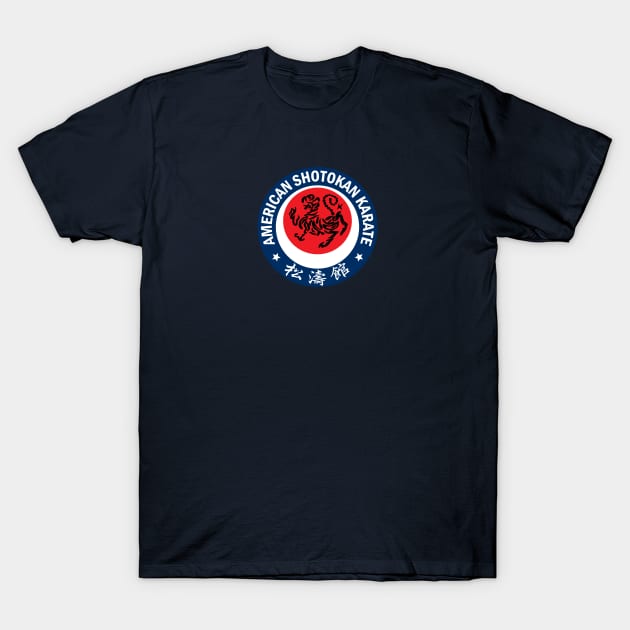 American Shotokan Karate Chest T-Shirt by Limey_57